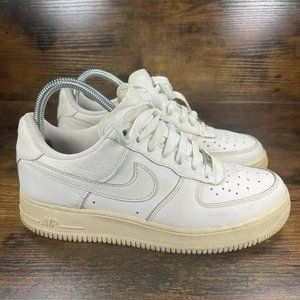Nike Air Force 1 Triple White Low Sneaker 314192-117 Size 7Y Women’s Size 8.5